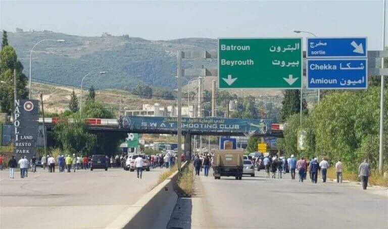 أسبوع أشغال على أوتوستراد أميون – شكّا… انتبهوا للتحويلات